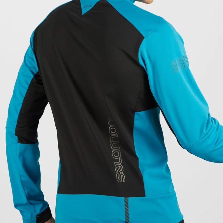 Salomon Gore Tex Infinium Windstopper Pro Bundy Panske Tyrkysové | SK 5ZSHLJ